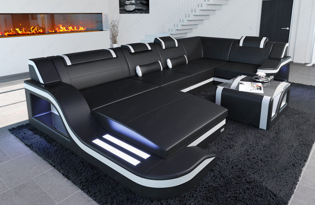 All Black Inspired Furniture For a Man Cave