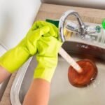 Clearing a Clogged Kitchen Sink 
